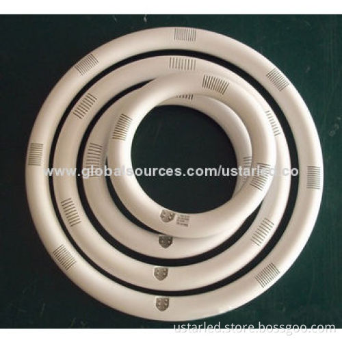 9W LED Circline Bulbs, SMD2835, CRI>73, PF>0.95, 800lm, G10q Base, Aluminum+PC, AC85-265V, CE & RoHS